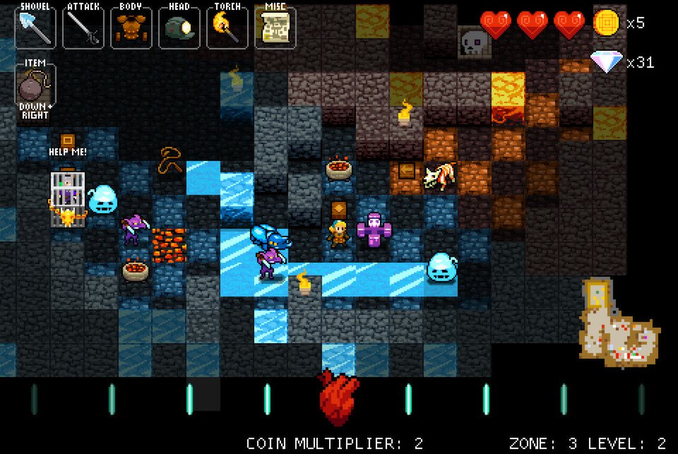 [12]-Crypt of the NecroDancer: ULTIMATE PACK – v4.1.0-b5142 + 3 DLCs + Bonus Content Download