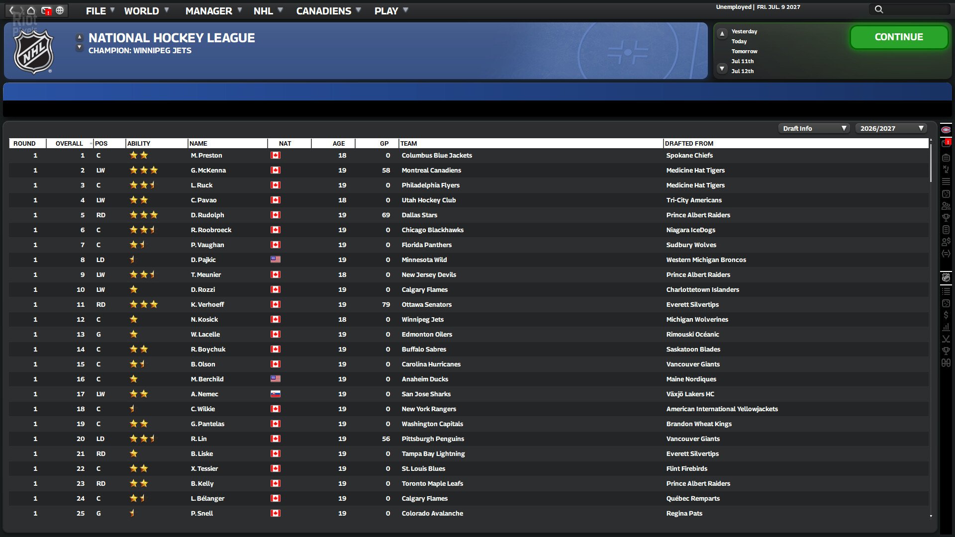 [7]-Franchise Hockey Manager 11 – v11.1 Build 17 Download