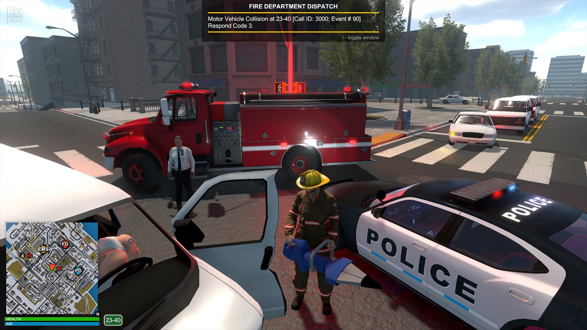[10]-Flashing Lights: Police, Firefighting, Emergency Services Simulator – Chief Edition, Build 240925-3 + 8 DLCs Download