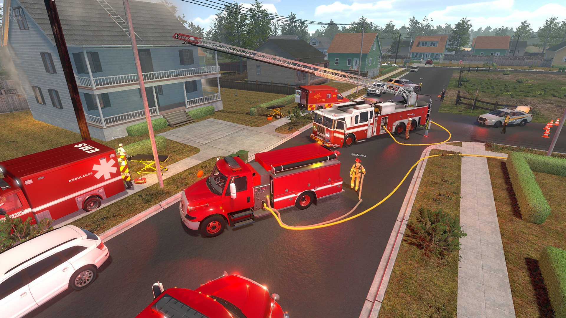 [4]-Flashing Lights: Police, Firefighting, Emergency Services Simulator – Chief Edition, Build 240925-3 + 8 DLCs Download